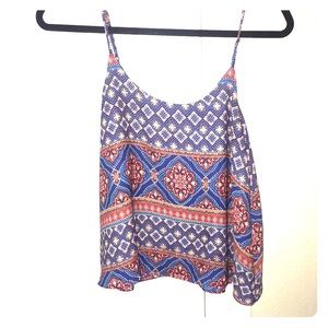 Flowy spaghetti strap tank